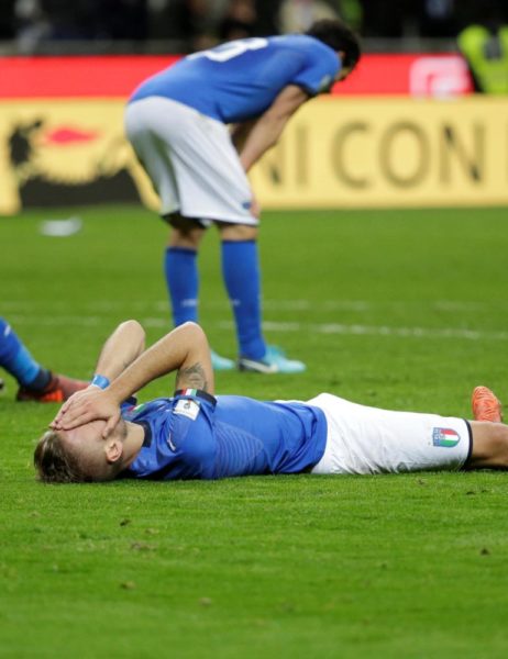 Shock and grief in Italy dream for world cup Russia Shock and grief in Italy dream for world cup Russia