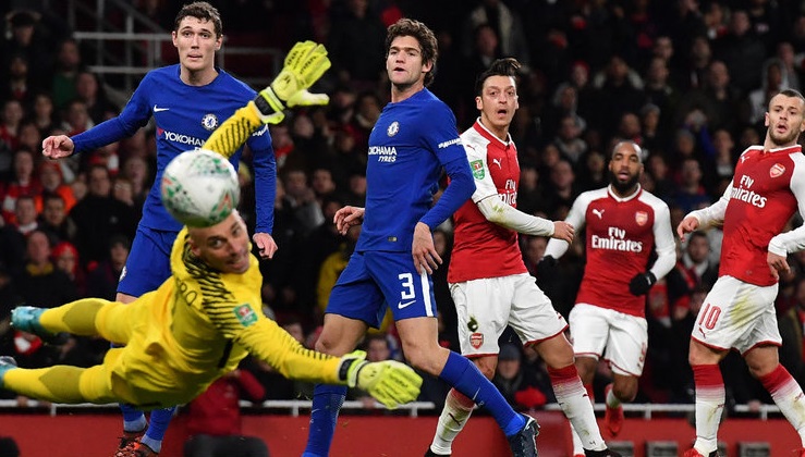 Arsenal beat Chelsea enters League Cup Final vs Man City