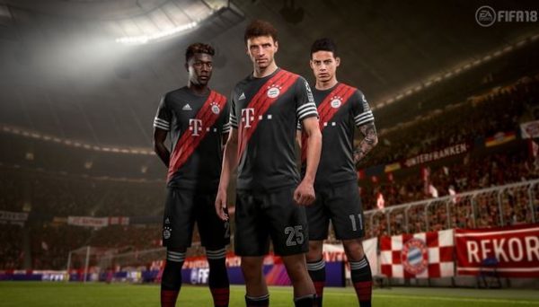FIFA 18 PlayersBayern Munich in the game