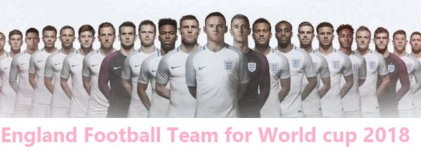 England FIFA World Cup Team