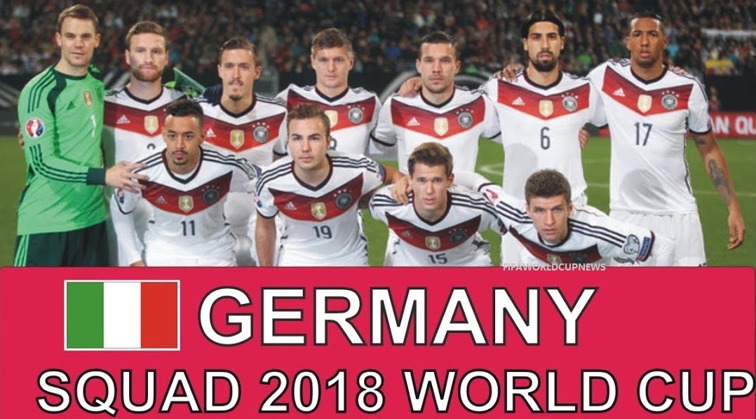 GERMANY 2018 WORLD CUP SQUAD