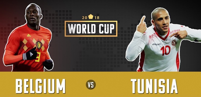 Belgium vs Tunisia world cup