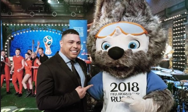 FIFA World cup 2018 Mascot Images duration the round 16 match