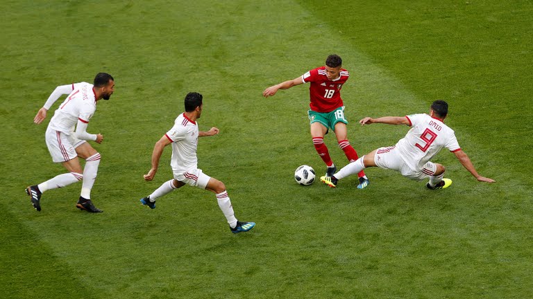2018 world cup match Image Iran vs Morocco