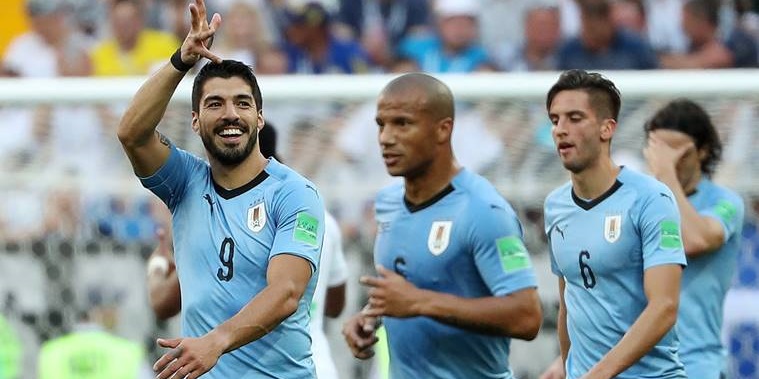 Saudi Arabia vs Egypt, Uruguay vs Russia & Iran vs Portugal 4 Luis Suarez in the World Cup Uruguay vs Saudi Arabia