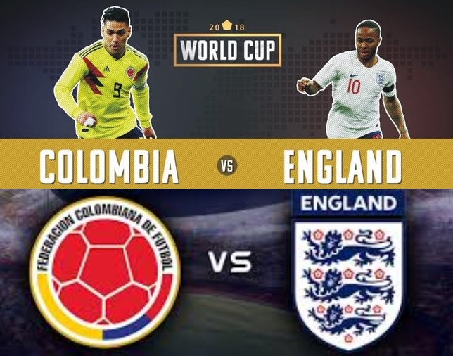 Colombia vs England round of 16 match World  Cup 2018 squad Players