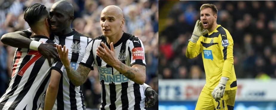 Newcastle Premier League Fixtures 2018/19 2 Newcastle star players and Goalkeeper Rob Elliott
