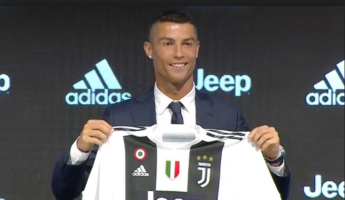 Serie A club Juventus star power of Cristiano Ronaldo