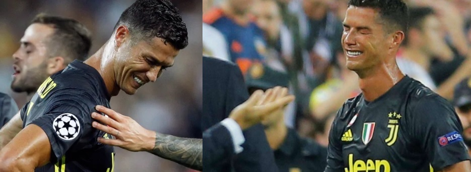 Cristiano Ronaldo: world's best players red-carded in Champions League 3 Champions League, Cristiano Ronaldo in tears after being sent off in Juventus match