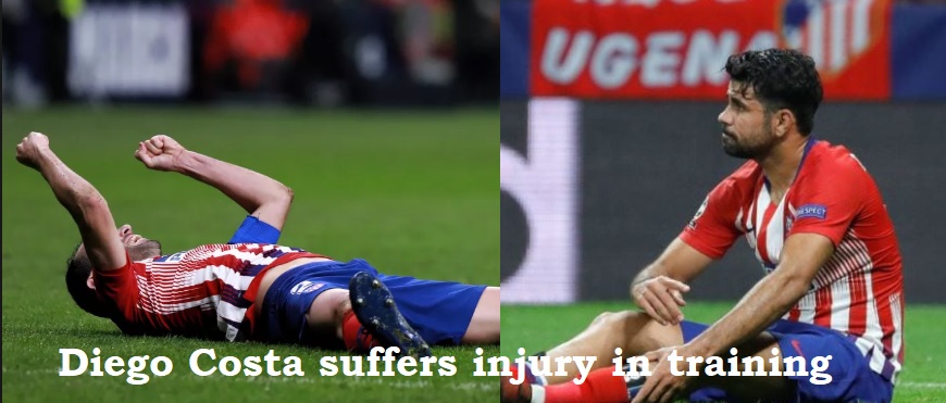 Atletico Madrid Diego Costa suffers injury in training