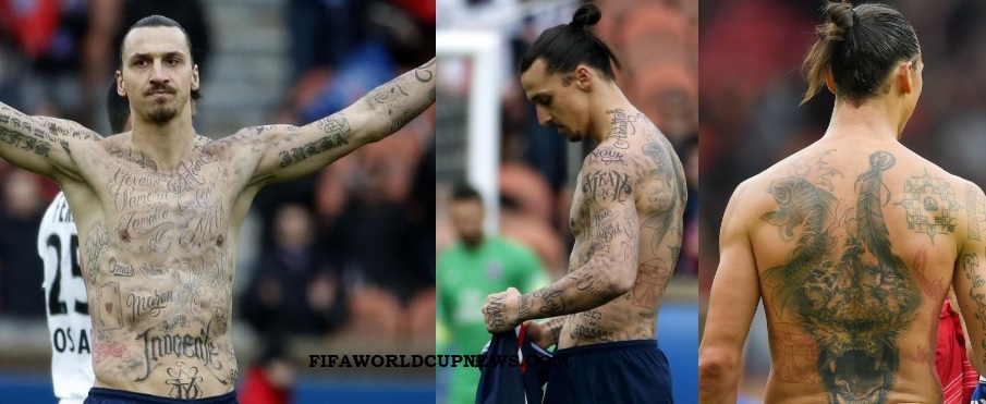 Latest tattoo of zlatan ibrahimovic