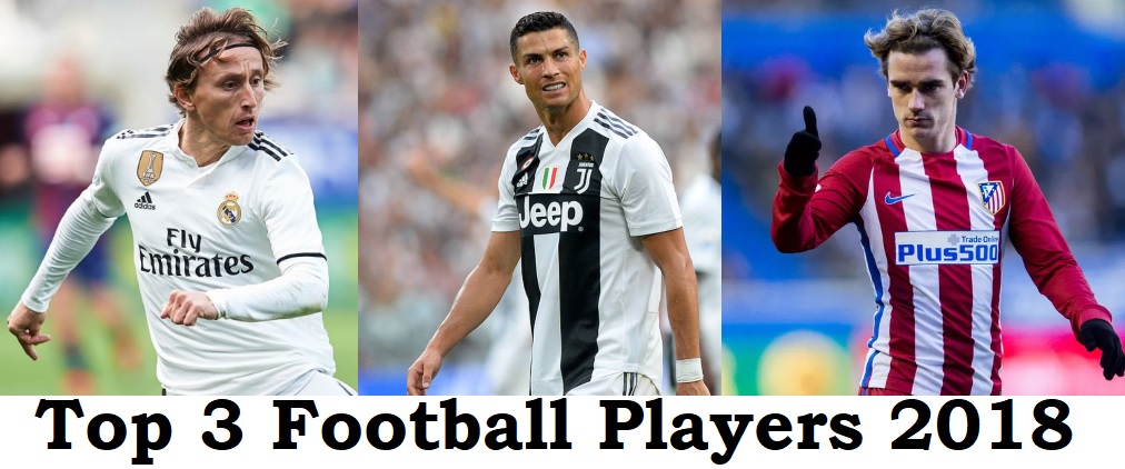 Top 3 Football Players list for Ballon d'Or 2018