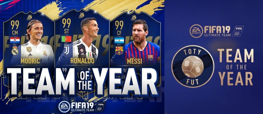 FIFA 19 FUT Team of the Year 2019 Players List
