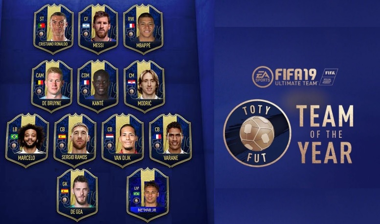 FIFA 19 FUT Team of the Year 2019