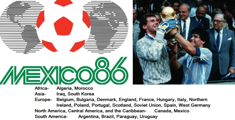 1986 fifa world cup final scorecard