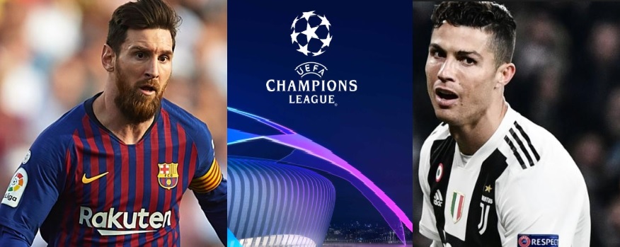 Champions League Cristiano Ronaldo's First hat trick VS Messi