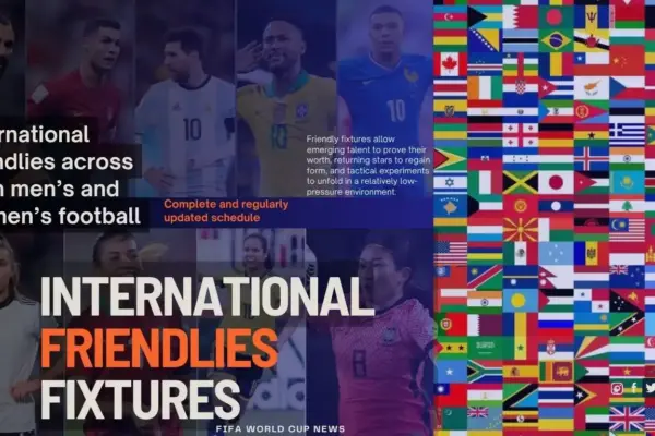 International Friendlies Fixtures