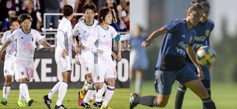 2019 FIFA WOMEN WORLD CUP Match Argentina Vs Japan