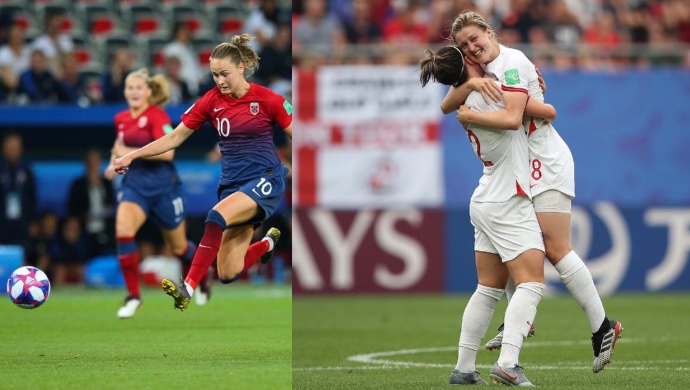 2019 FIFA Women’s World Cup Quarterfinal Norway Vs England