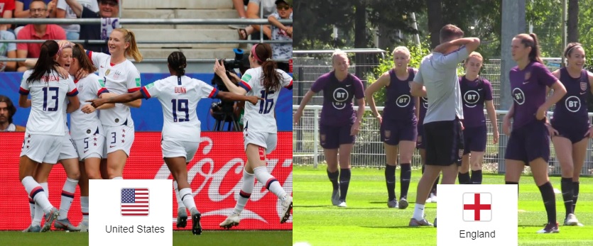 Women's World Cup 2019 Semi Final match England Vs United State