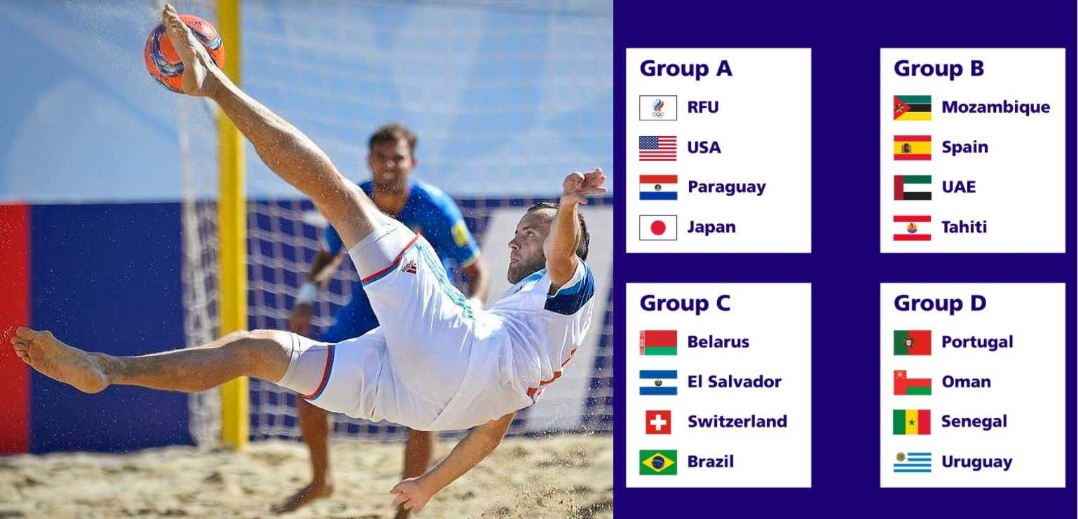 FIFA Beach Soccer World Cup Russia 2021 Fixture, Schedule
