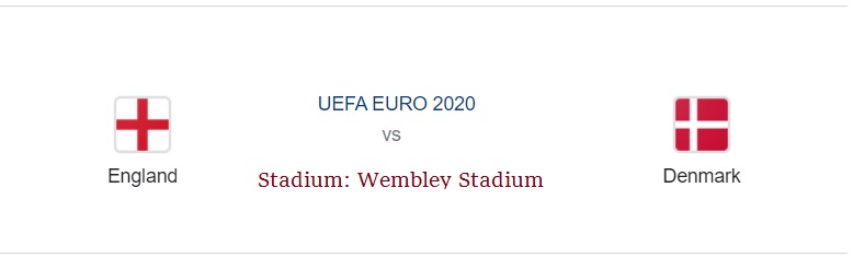 UEFA EURO 2020 England vs Denmark date and Stadium