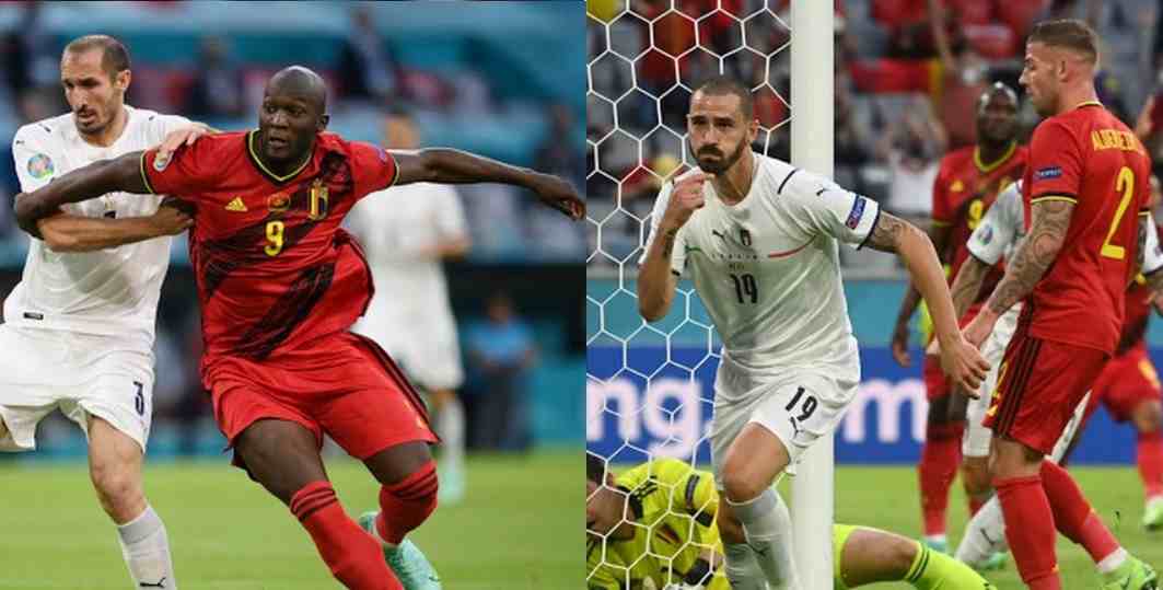 UEFA EURO 2020 Quarter-finals Score Belgium vs Italy