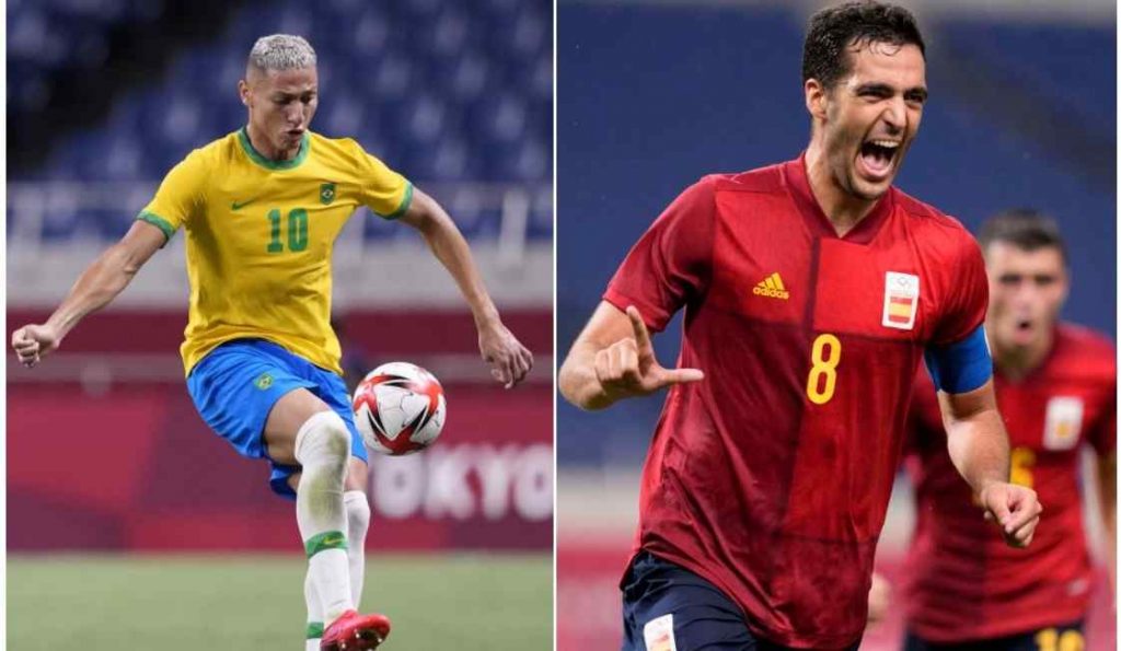 Brazil vs Spain Soccer final Summer Olympics Gold Medal Match-compressed