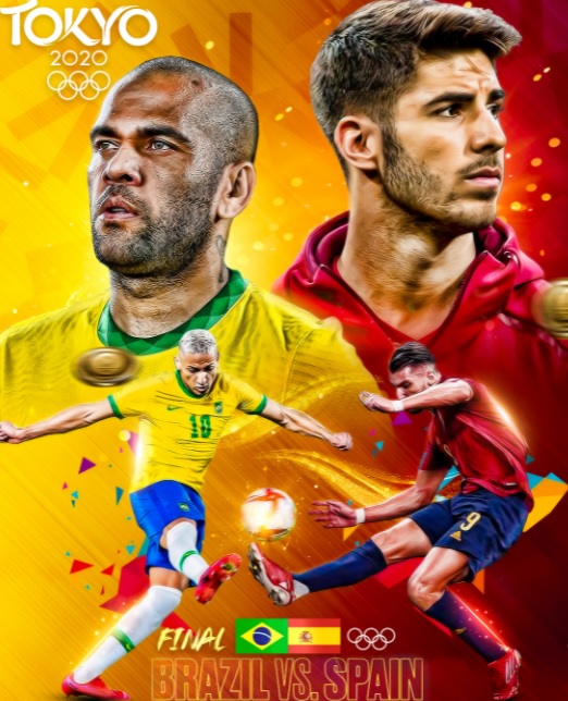 Brazil vs Spain Olympic wallpaper images and match photos