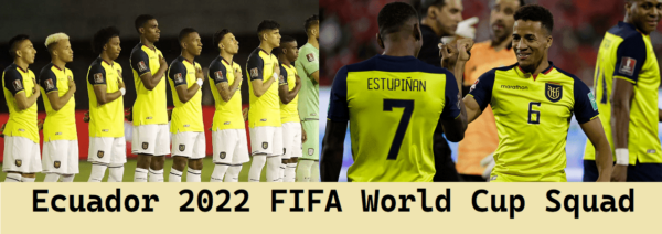 Ecuador 2022 FIFA World Cup Squad