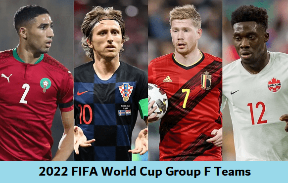 2022 FIFA World Cup Group F Teams