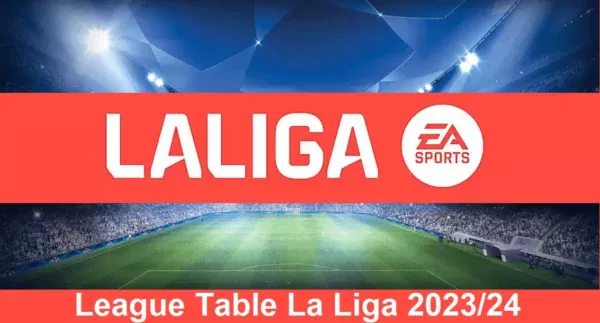 League table La Liga 2023/24