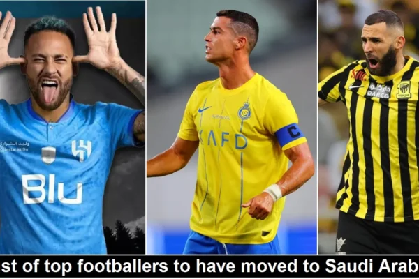 List of top footballers to have moved to Saudi Arabia