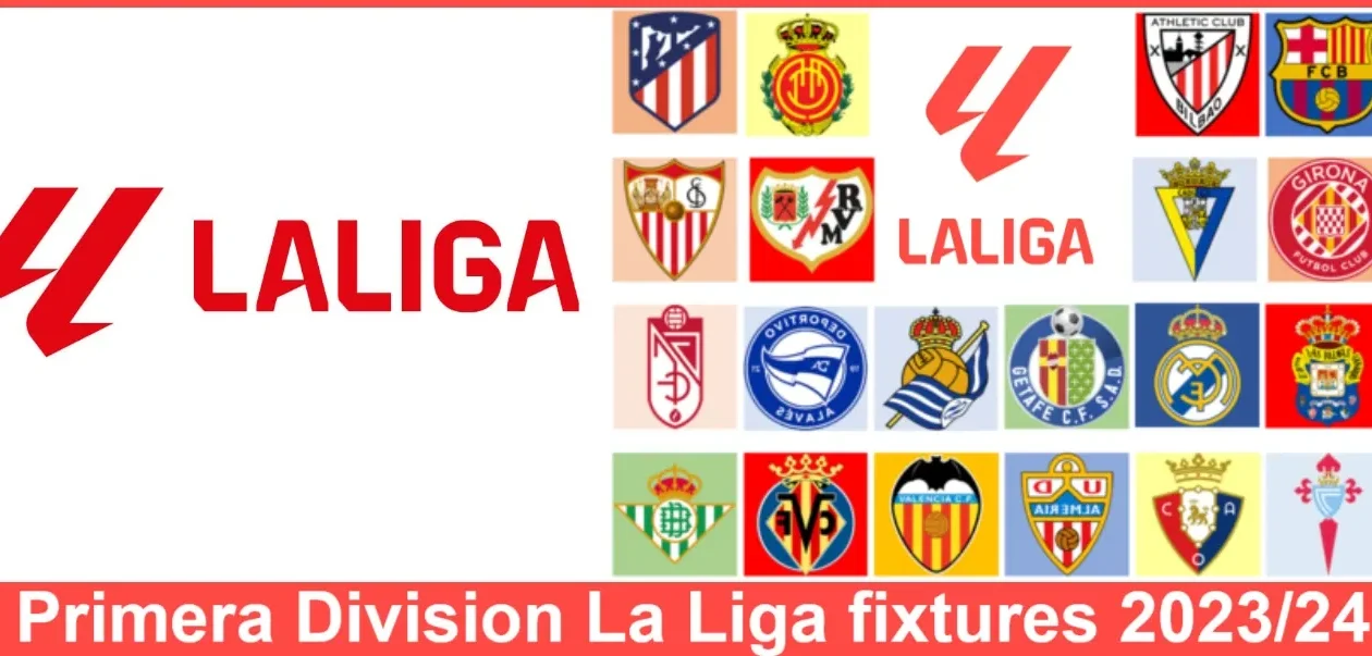 Primera Division La Liga fixtures 2023/24