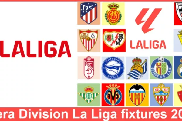 Primera Division La Liga fixtures 2023/24