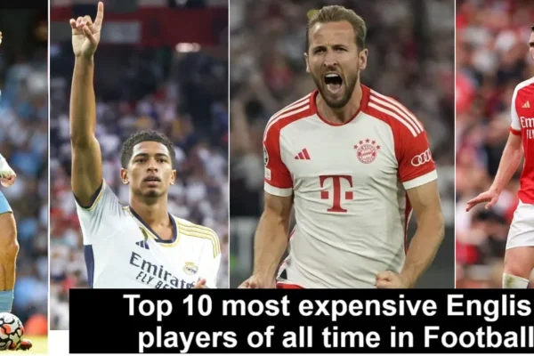 Top 10 most expensive English players of all time in Football