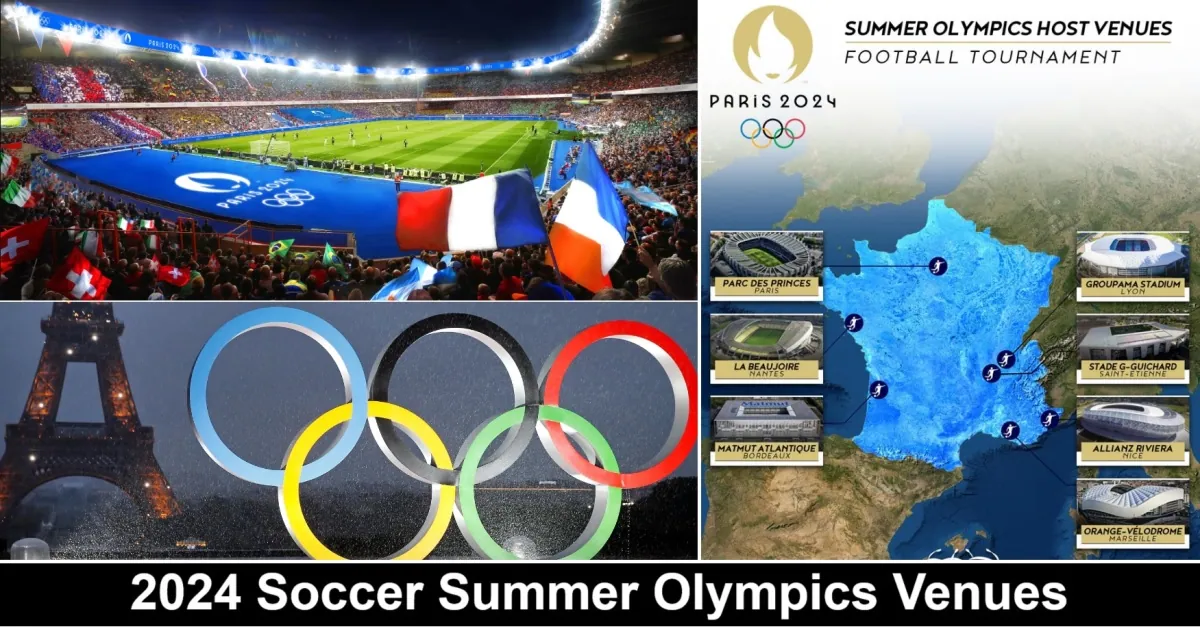 2024 Soccer Summer Olympics Venues in France