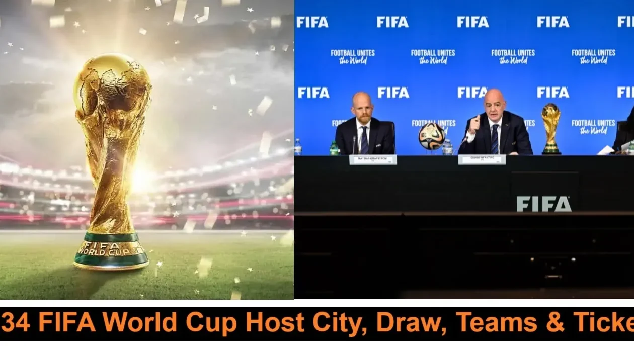 2034 FIFA World Cup Host City, Draw, Teams & Tickets