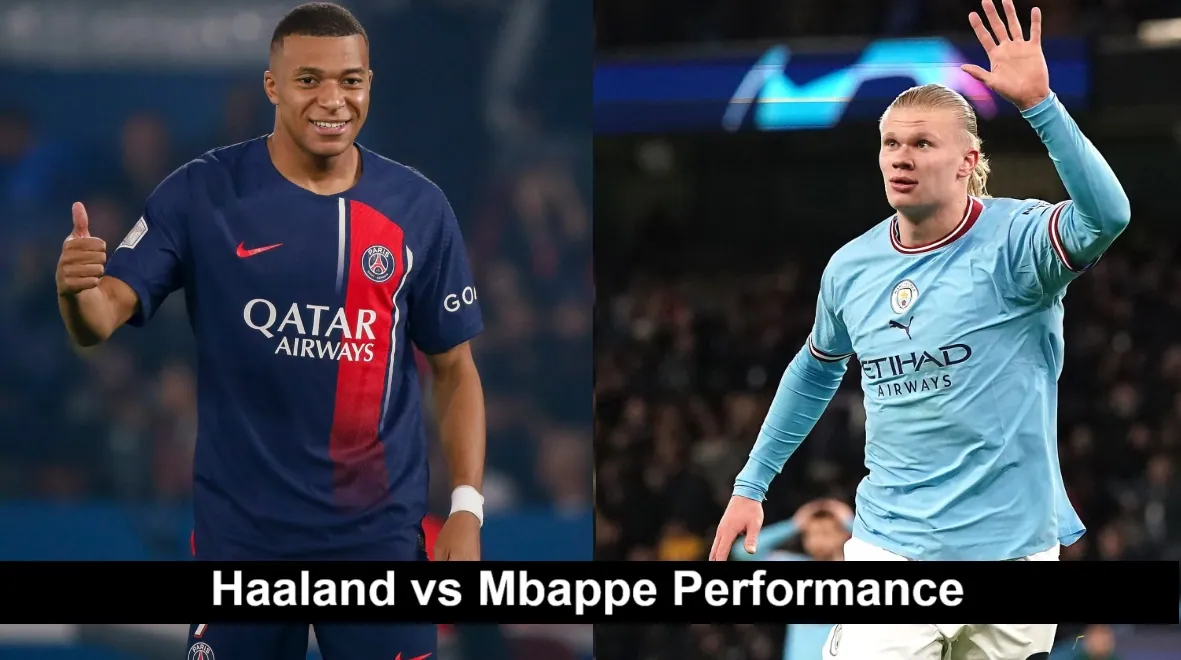 Haaland vs Mbappe 2023-24 Performance