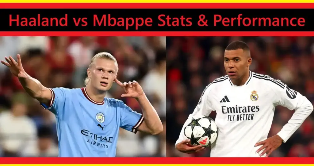 Haaland vs Mbappe Performance