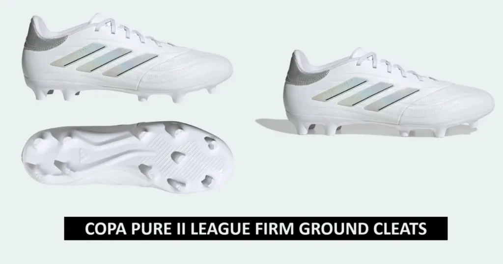 COPA PURE II LEAGUE FIRM GROUND CLEATS WHITE