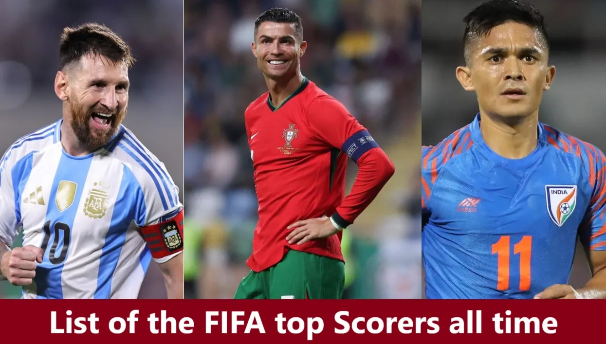 List of the FIFA top Scorers all time in International Men's football