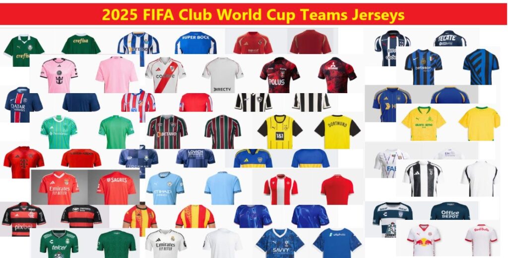 2025 FIFA Club World Cup teams Jerseys 2 2025 FIFA Club World Cup teams Jerseys of all Clubs