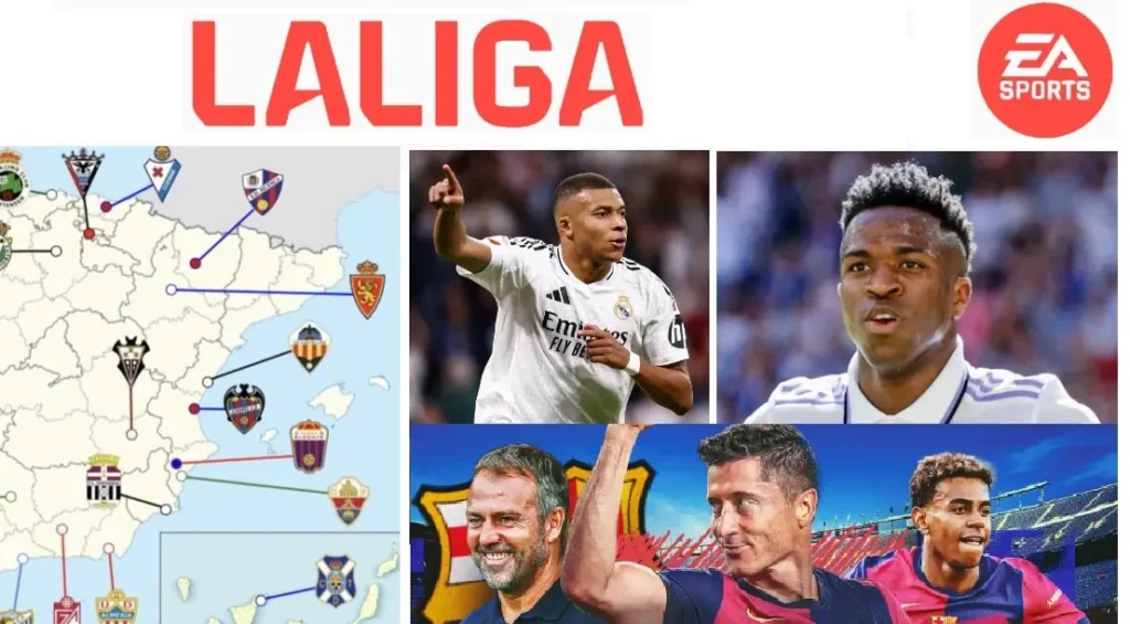 2024-25 Spanish La Liga Table, Standing, Stadiums and Teams