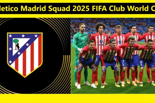 Atletico Madrid Squad 2025 FIFA Club World Cup