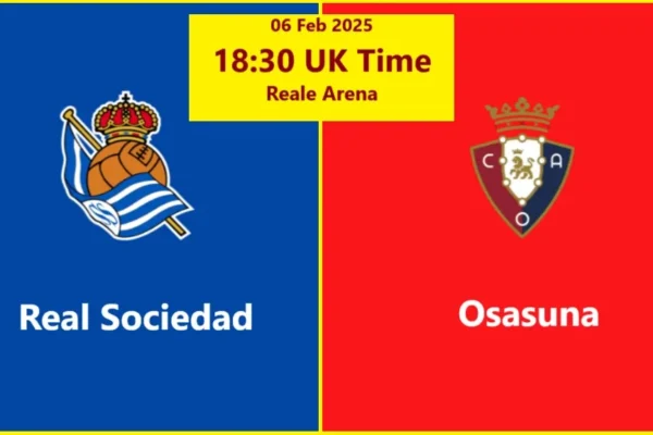 Real Sociedad vs Osasuna Copa del Rey 2025 Quarterfinal