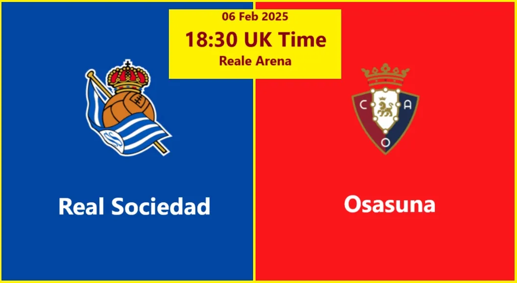 Real Sociedad vs Osasuna Copa del Rey 2025 Quarterfinal 1 Real Sociedad vs Osasuna Copa del Rey 2025 Quarterfinal