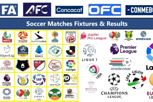 Today Soccer Match Fixtures and Results