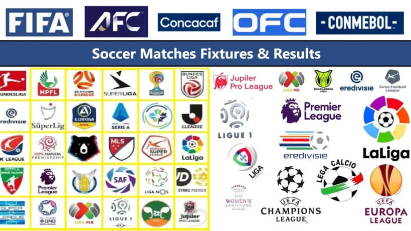 Today Soccer Match Fixtures and Results