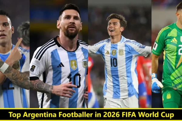 Top Argentina Footballer in 2026 FIFA World Cup US